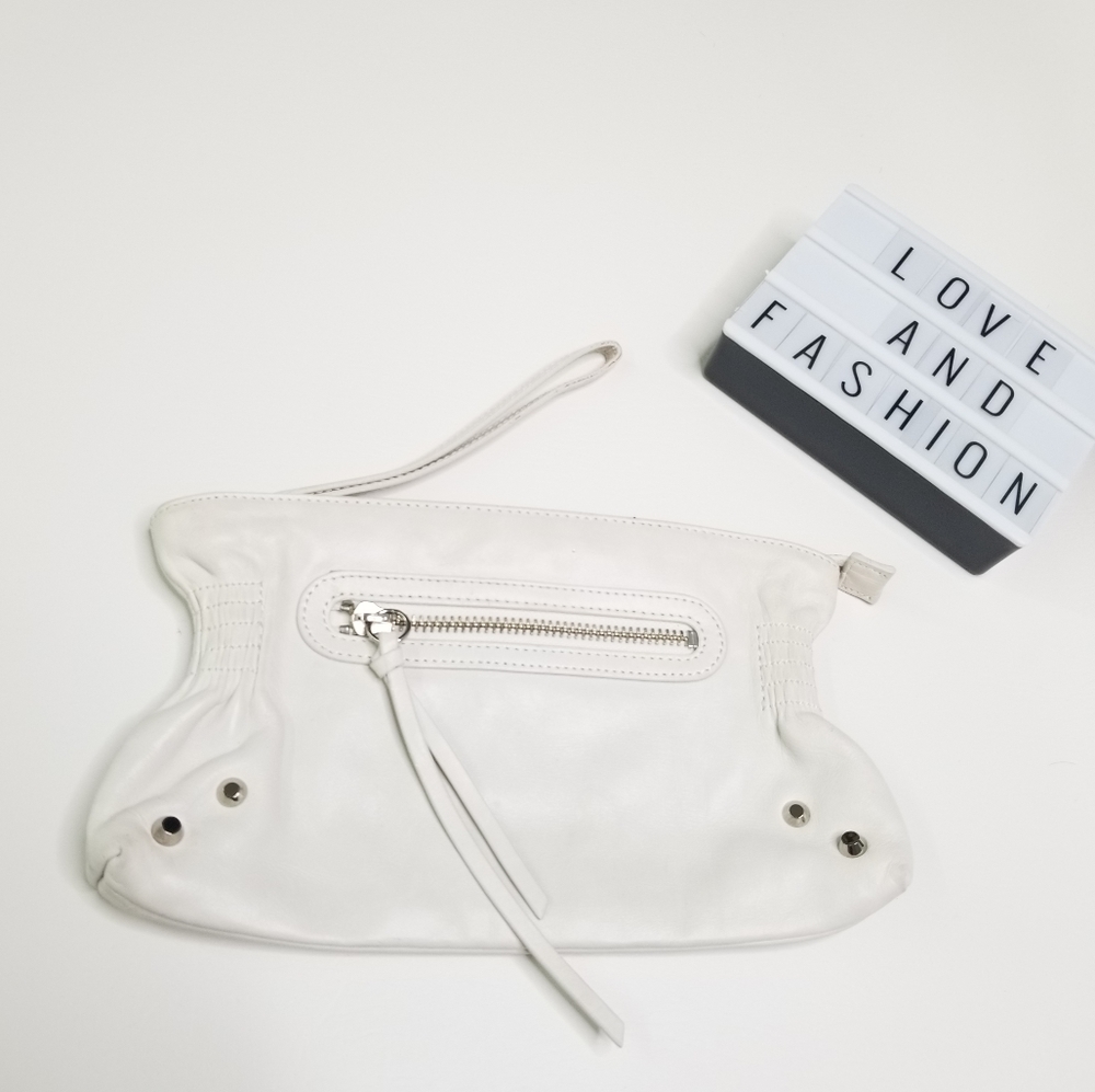 Banana Republic White Clutch